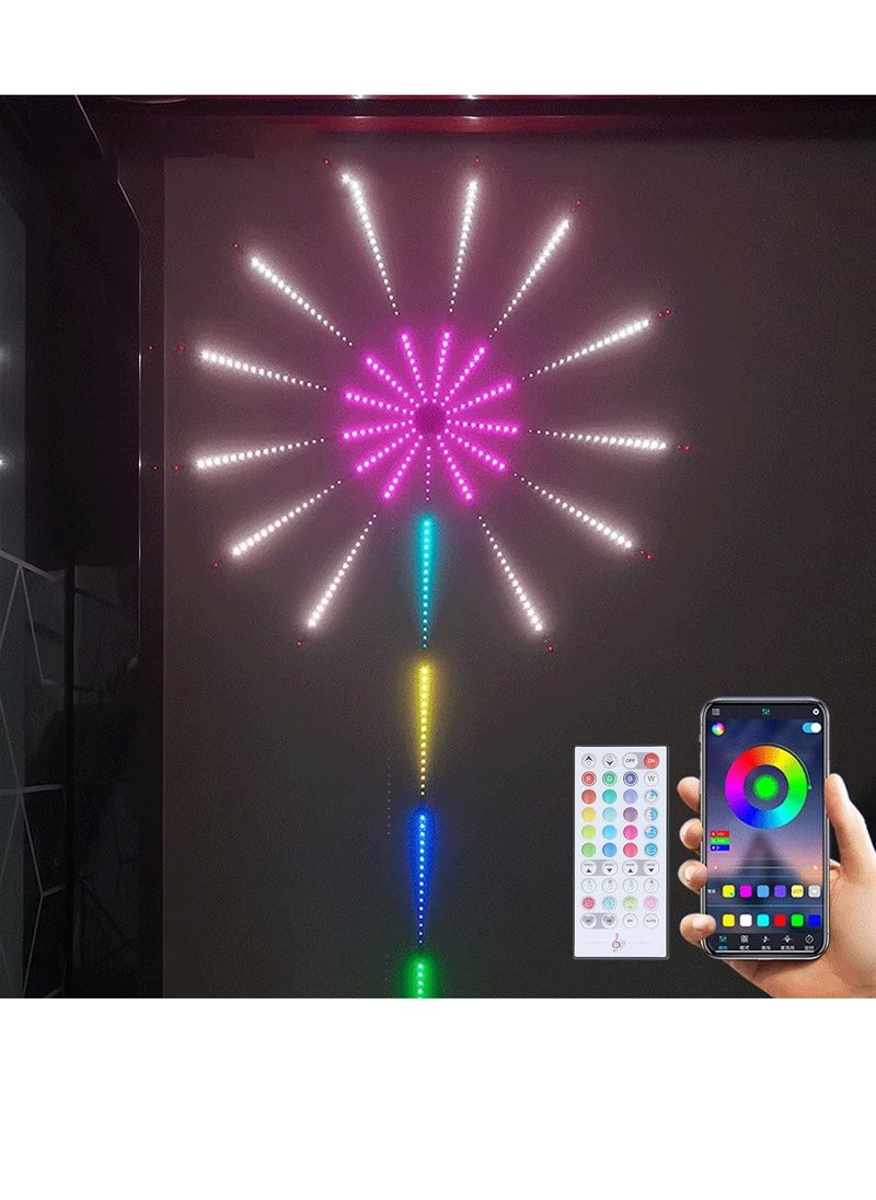 ELTRAZONE Smart Strip USB Powered Firework Led Lights For Bedroom With Launch Burst Effect Remote App Control  - Image 1