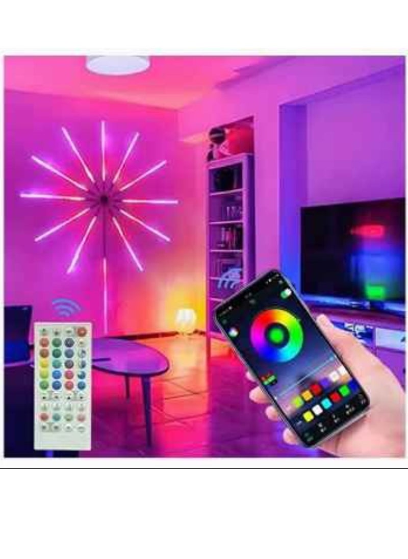 ELTRAZONE Smart Strip USB Powered Firework Led Lights For Bedroom With Launch Burst Effect Remote App Control  - Image 2