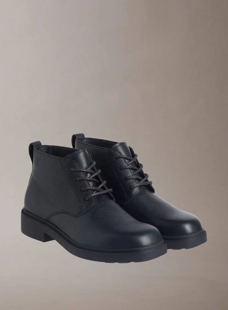 Calvin Klein Jeans Leather Airfit® Lugged Desert Boots