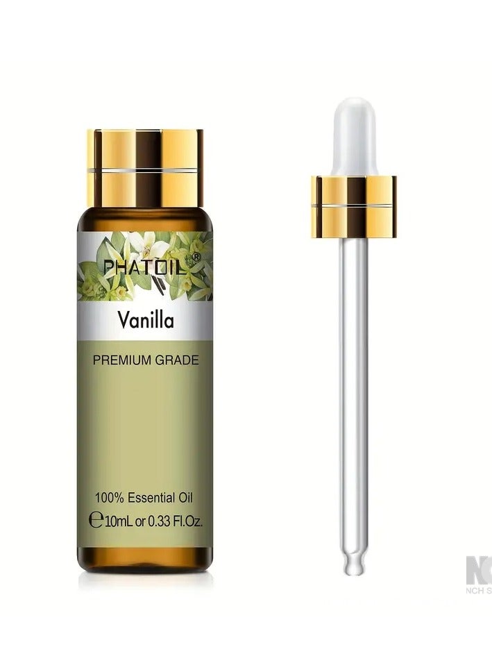 PHATOIL Essential Vanilla Aromatic Oil, Purely Botanical Ingredients, Moisturizing, Softening, and Firming Oil for Skin and Body Care, Gentle on All Skin Types, 10 ml. - Image 1
