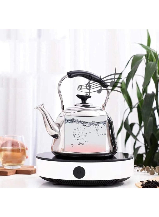 Stainless Steel Tea Pot with 1.0 litres, silver - Image 2