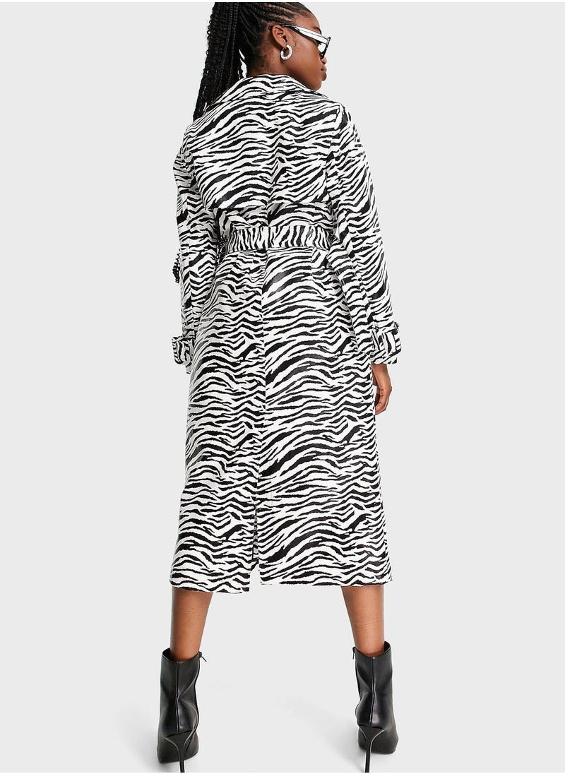 Miss Selfridge - Belt Detail Coat - Image 1