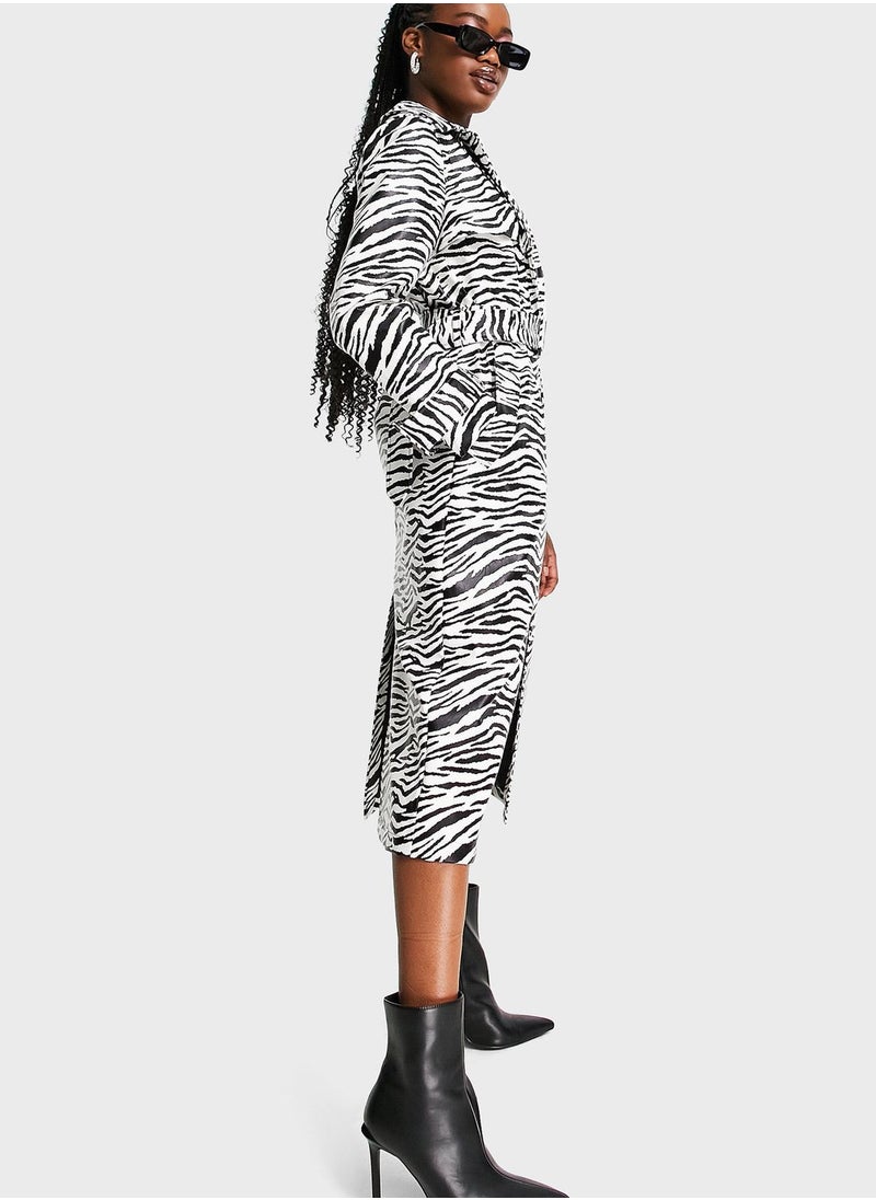 Miss Selfridge - Belt Detail Coat - Image 1