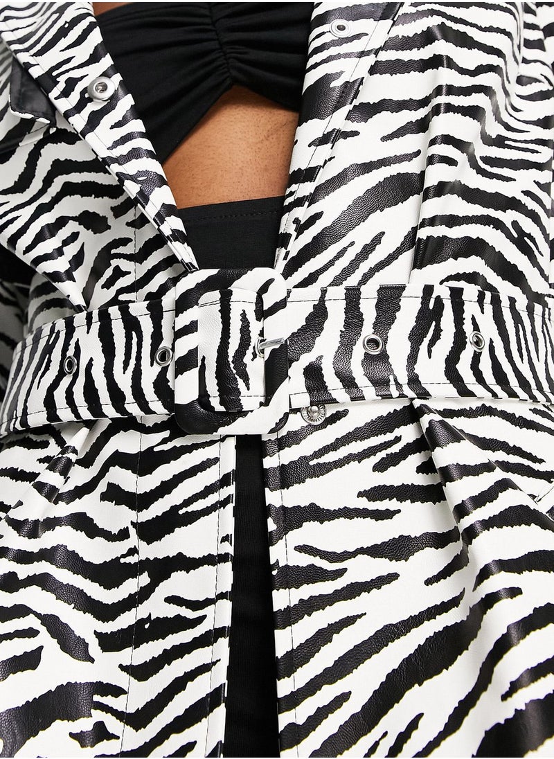 Miss Selfridge - Belt Detail Coat - Image 1