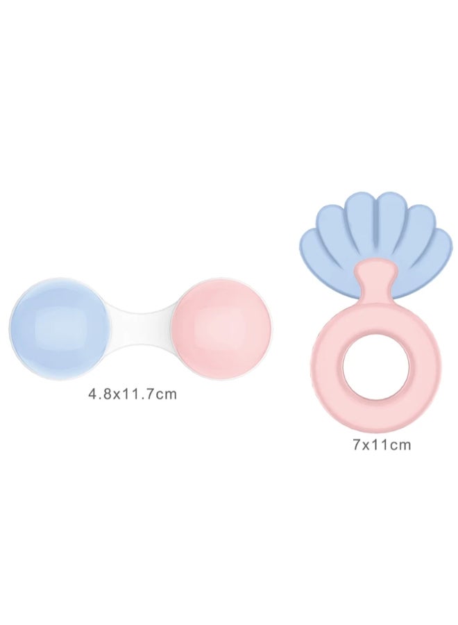 HUANGER طقم ألعاب رنين عضاضة، 6 قطع - Image 5