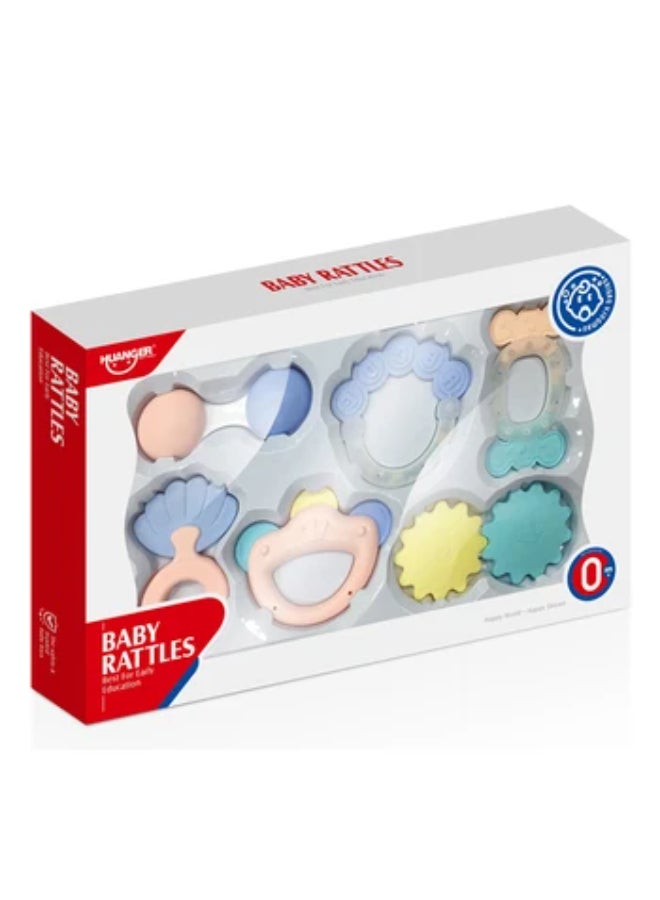 HUANGER طقم ألعاب رنين عضاضة، 6 قطع - Image 2