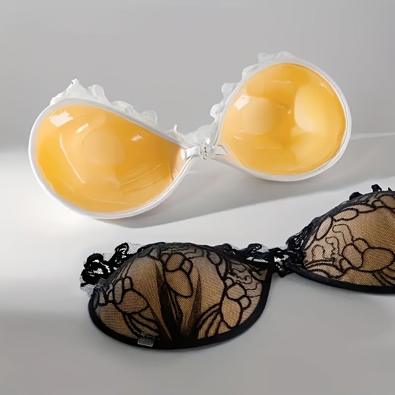SAHOBBIEHOP Lace Bra Pad, Two Colors, Breathable & Adjustable - Image 3