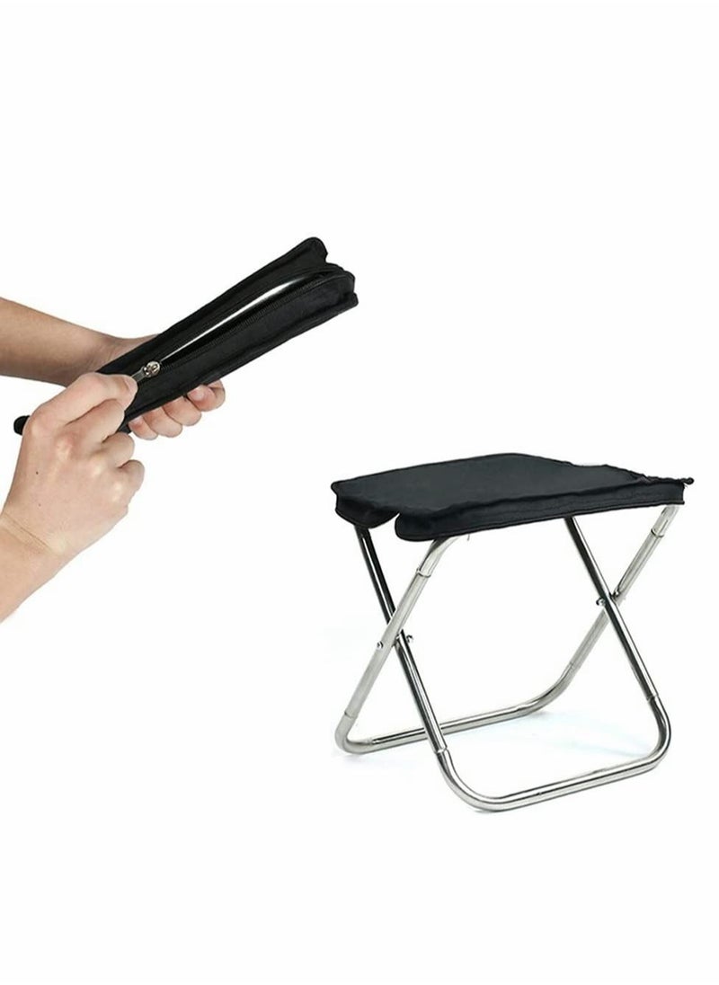 Excefore - Portable Self-packaging Stool Chair, Compact Small Ultralight Folding Backpacking Collapsible Chair in a Bag for Outdoor Fishing Picnic Travel Garden Beach BBQ Hiking and Camping - Image 1