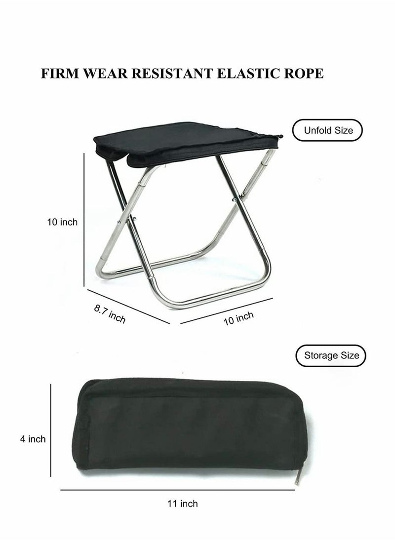 Excefore - Portable Self-packaging Stool Chair, Compact Small Ultralight Folding Backpacking Collapsible Chair in a Bag for Outdoor Fishing Picnic Travel Garden Beach BBQ Hiking and Camping - Image 1