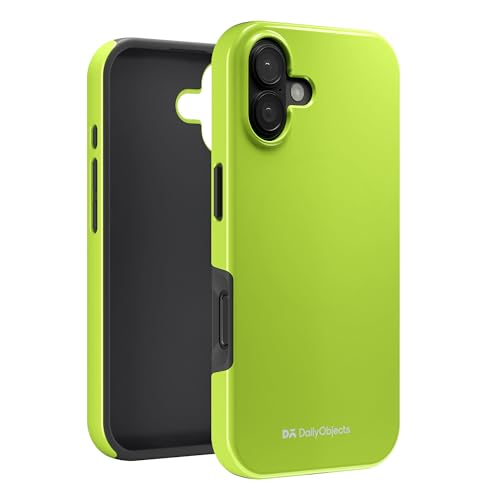 DailyObjects Enamel Bumper MagSafe Case for iPhone 17 Compatible with Mag-Safe Wireless Charging | Lime Hybrid Magnetic Back Cover - Image 3
