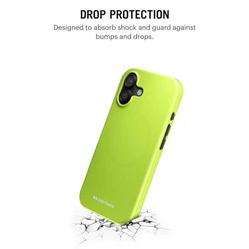 DailyObjects Enamel Bumper MagSafe Case for iPhone 17 Compatible with Mag-Safe Wireless Charging | Lime Hybrid Magnetic Back Cover - Image 4