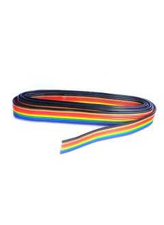 Steko Steko 5 Meters 10 Core 740 Ribbon Wire Multi Color DC Ribbon Wire Cable for Multipurpose Use Electronics Works Science Projects DIY Hobby Kit 