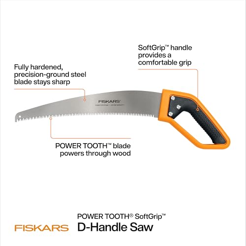 Fiskars Pruning Saw, Gifts for Dad, Tree Cutting Saw with Handle, 15", Black - Image 2