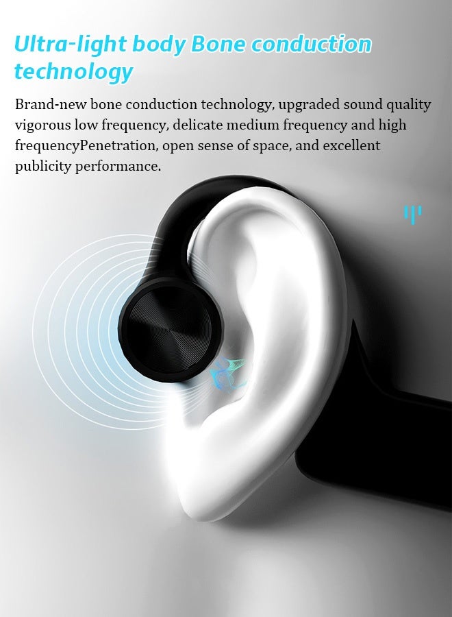 Wireless headphones, Bluetooth headphones, bone conduction headphones, non-inferior ear headphones - suitable for use during exercise. - Image 2