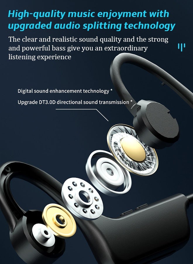 Wireless headphones, Bluetooth headphones, bone conduction headphones, non-inferior ear headphones - suitable for use during exercise. - Image 4
