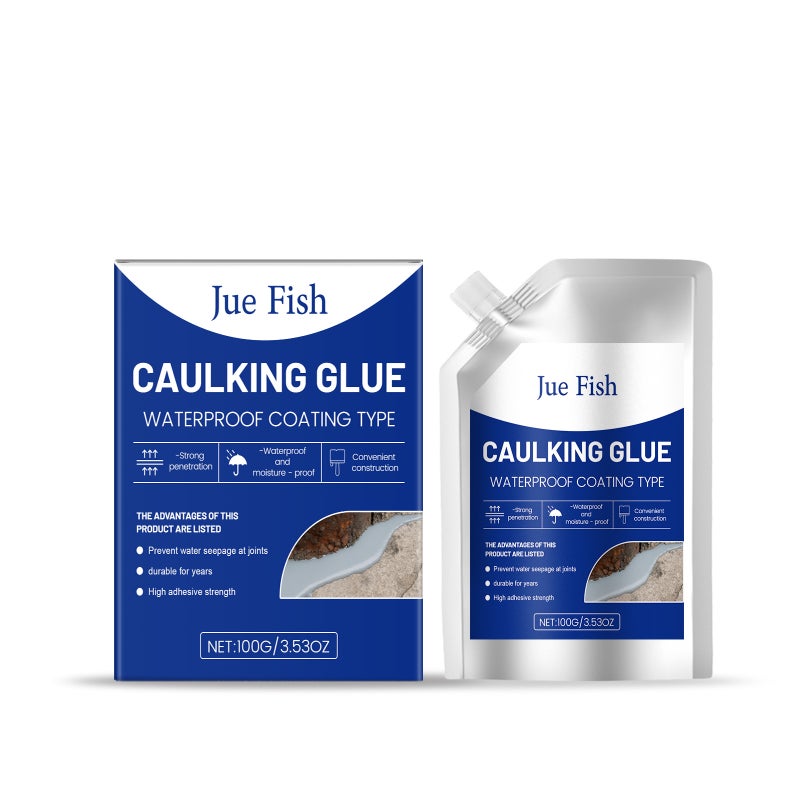 Jue Fish Waterproof Seam Sealant Household Roof Wall Crack Leak-Proof Waterproof Wear-Resistant Long-Lasting Glue - Image 1
