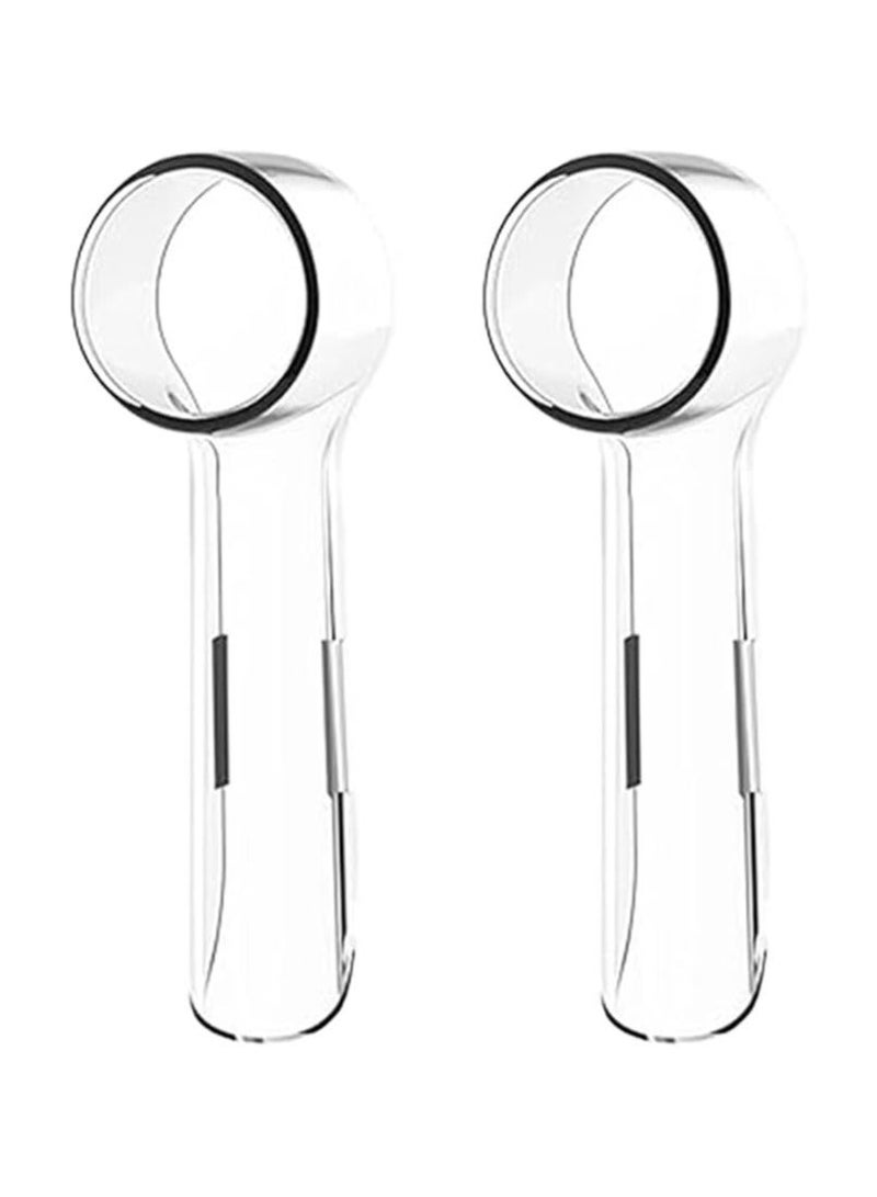 2 Pack Toothbrush Cover – Compatible with Oral-B Electric Toothbrush Replacement Heads Cover for Travel Toothbrushes, Brush Protection Cover for Home - Image 1