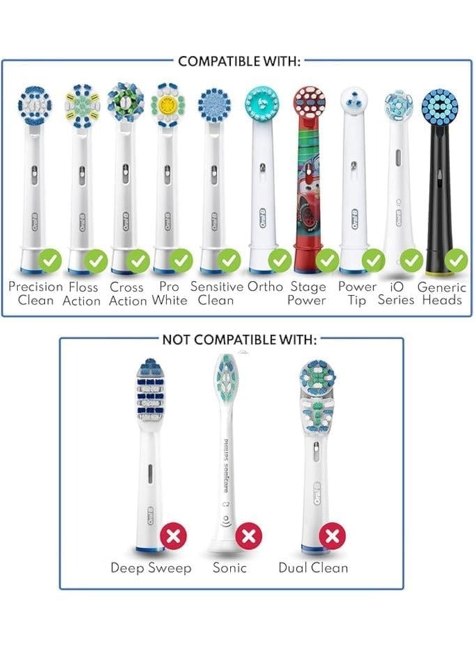 2 Pack Toothbrush Cover – Compatible with Oral-B Electric Toothbrush Replacement Heads Cover for Travel Toothbrushes, Brush Protection Cover for Home - Image 2