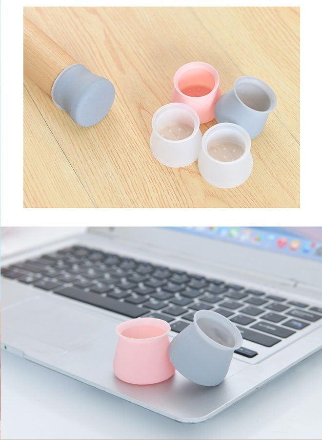MLADEN Furniture Silicon Protection Cover 8 Pcs Chair Leg Caps Silicone Floor Protector Round Furniture Table Feet Cover Anti-Slip Bottom Chair Pads  - Image 4