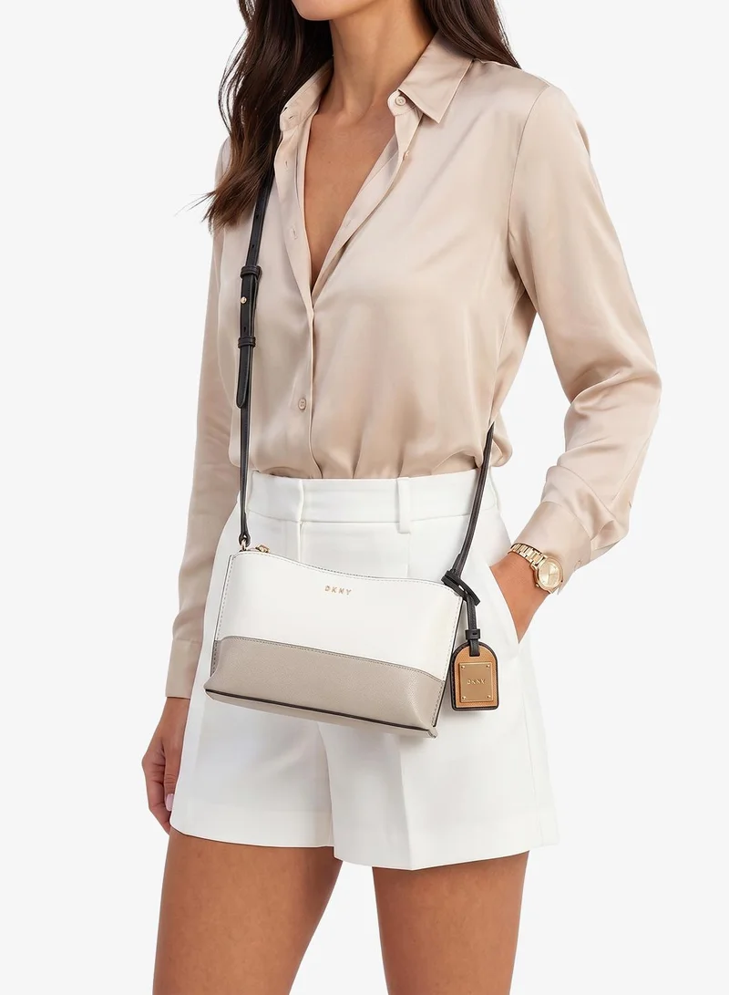 DKNY LT TAUPE COMBO Alya Crossbody Bag for Women | Best Price UAE