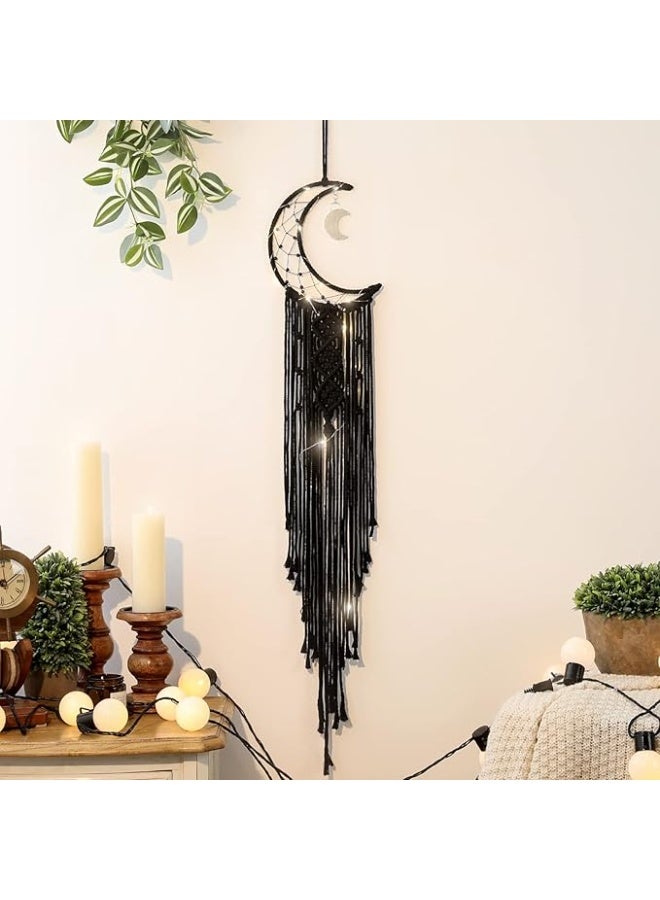 انتيكيانو بساط مكرمية كبير للتعليق على الحائط مصنوع يدويًا من اننتيكانو على الطراز البوهيمي - Image 1