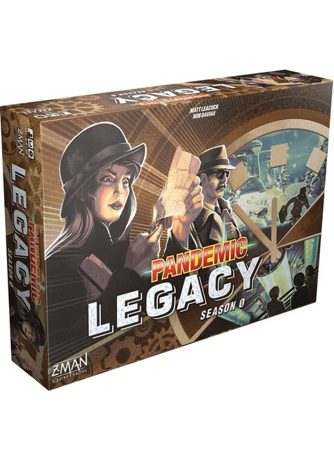 Pandemic Legacy Season 0 Board Game Board Game For Adults And Family Cooperative Board Game Ages 14+ 2 To 4 Players Average Playtime 60 Minutes Made By Zman Games