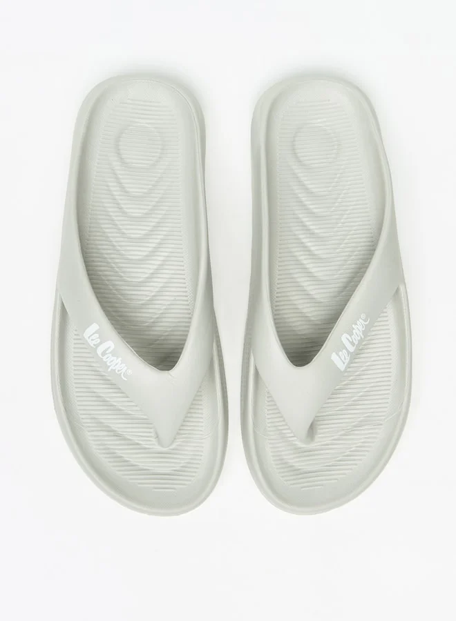 Lee Cooper Men's Textured Slip-On Thong Slippers