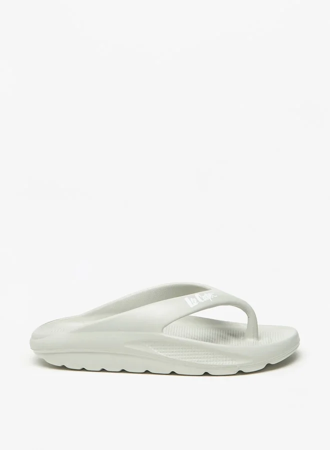 Lee Cooper Men's Textured Slip-On Thong Slippers