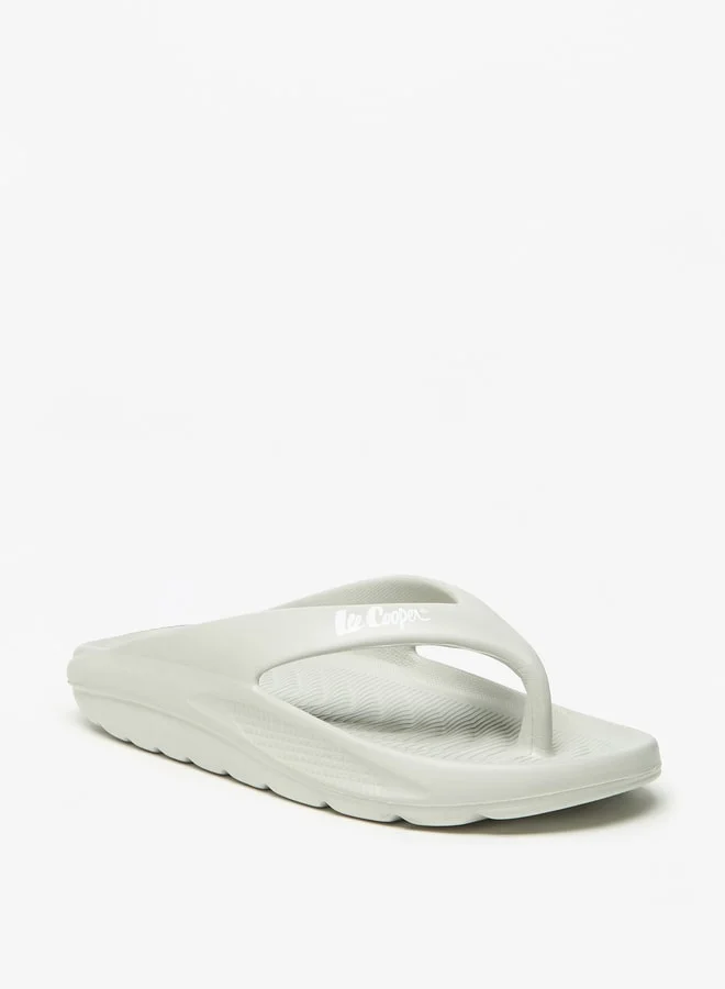 Lee Cooper Men's Textured Slip-On Thong Slippers