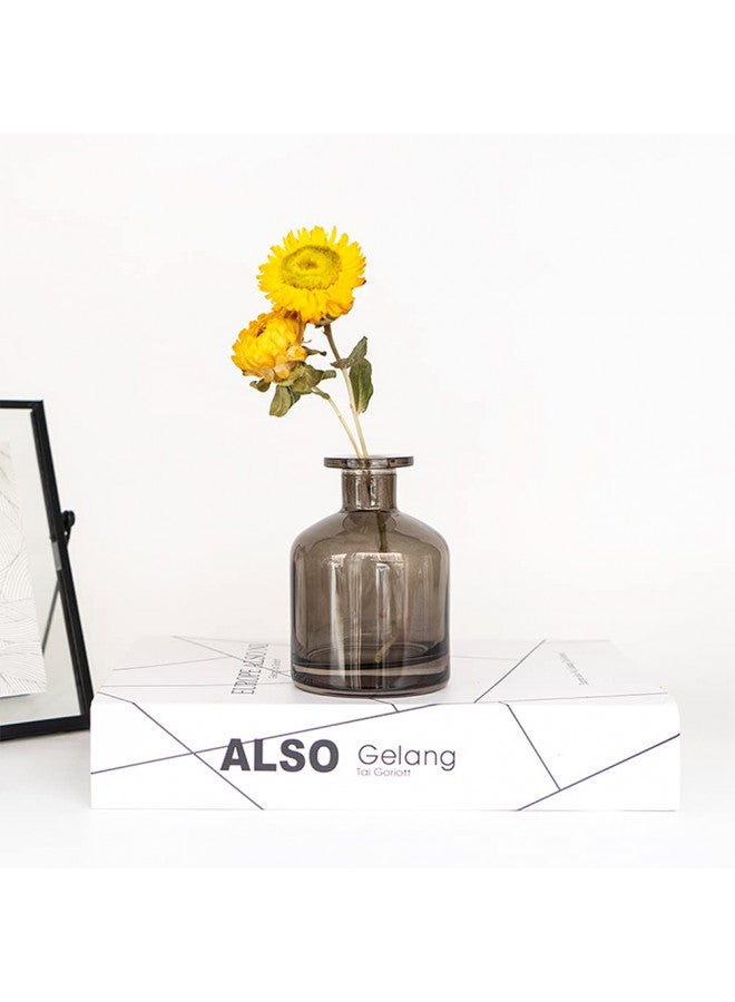 UPSTORE 150ml/5oz Empty Glass Diffuser Bottle Diffuser Jars Aromatherapy Storage Container Fragrance Accessories Use for DIY Replacement Reed Diffuser Sets (Grey) - Image 4