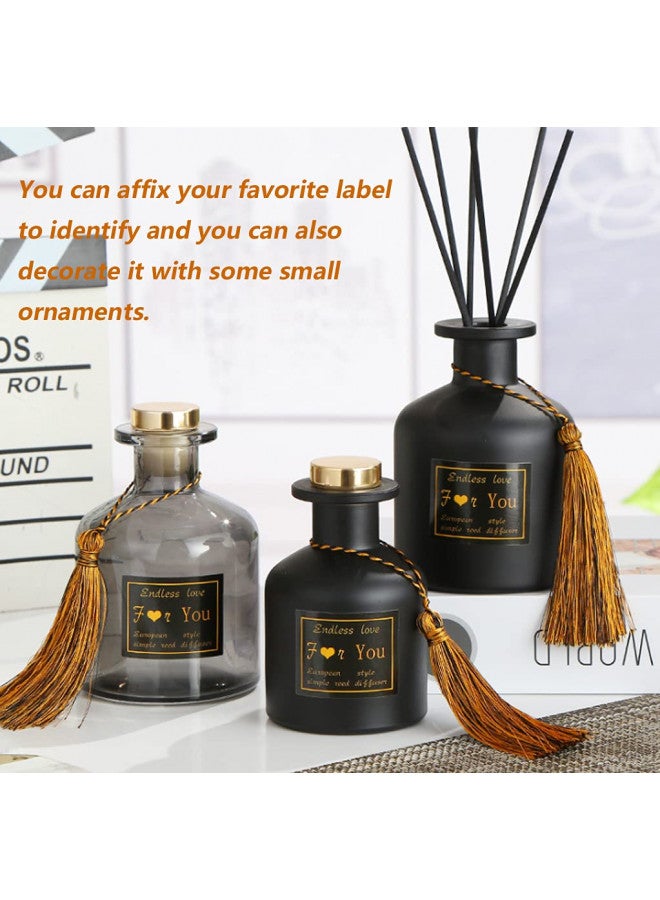 UPSTORE 150ml/5oz Empty Glass Diffuser Bottle Diffuser Jars Aromatherapy Storage Container Fragrance Accessories Use for DIY Replacement Reed Diffuser Sets (Grey) - Image 2