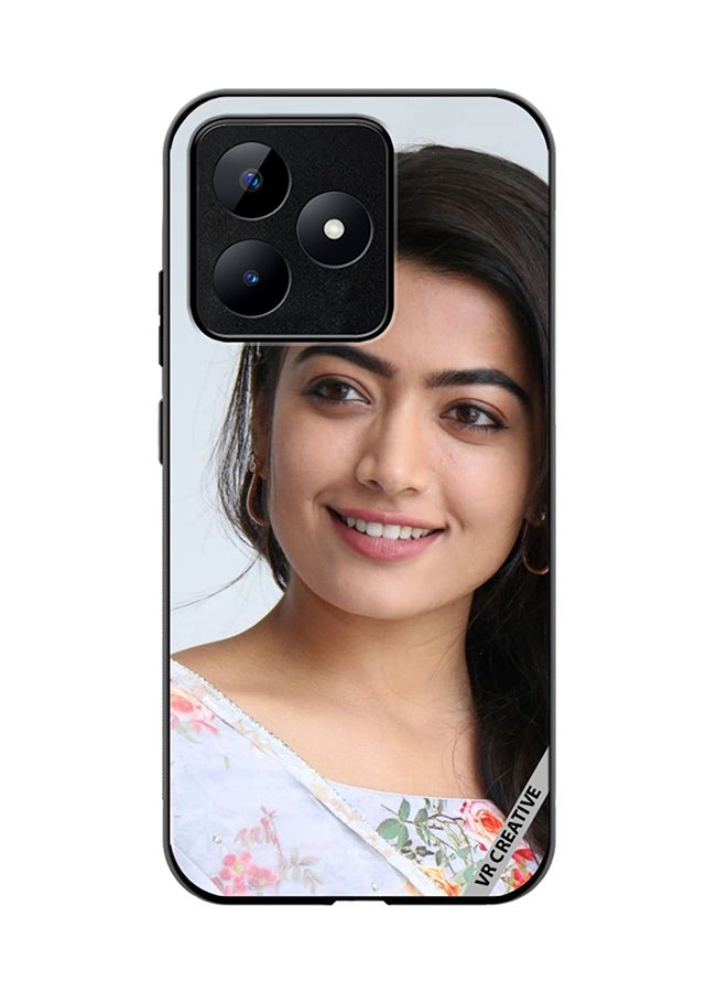 VR CREATIVE Protective Case Cover For Realme C53 Bollywood Actress Rashmika Mandanna Design Multicolour - Image 1