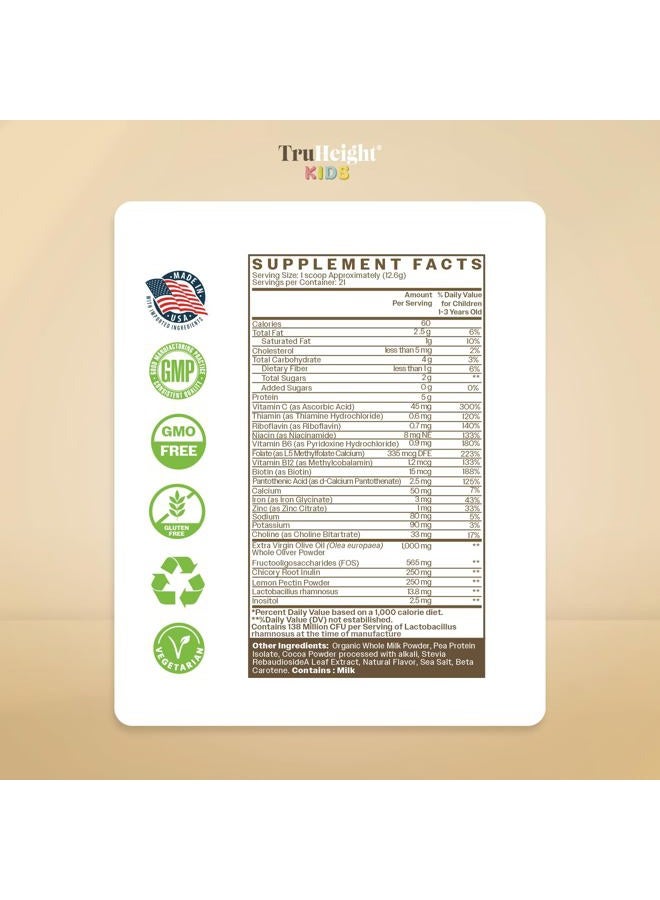 TruHeight  Toddler Advanced Formula+ (Chocolate) 16 Vitamins Including C, D, Protein & Iron for 1, 2, 3 Years Old, Milk Based Nutritional Drink, Toddler Complete Nutrition 12-36 Months - Non GMO - Image 5