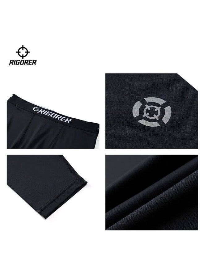 Rigorer Men's Compression Basketball Training Tights High Elasticity Sports Running Fitness Breathable Compression Pants - Image 2