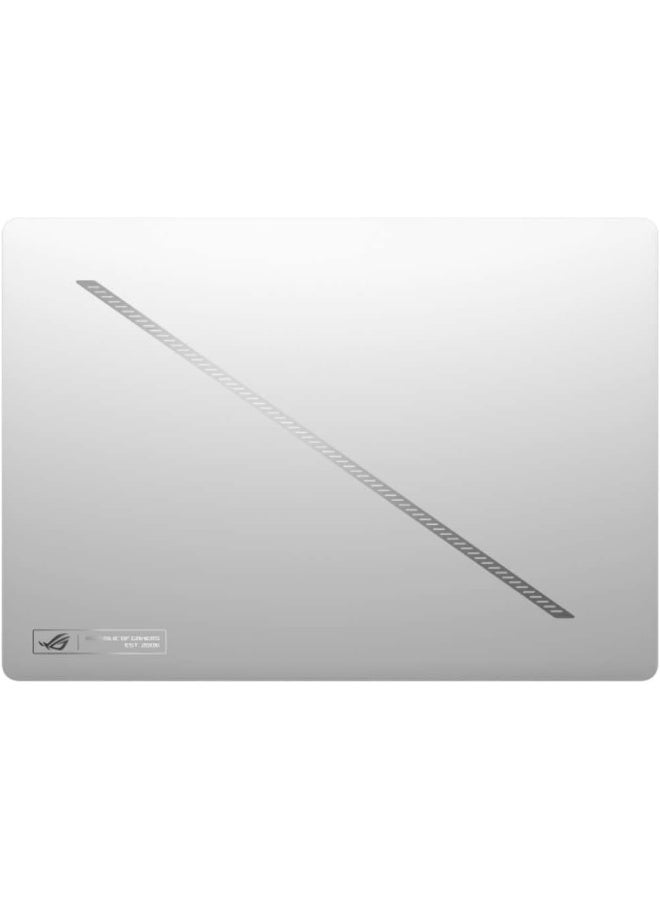 أسوس (نسخة مطورة) لابتوب ROG Zephyrus بشاشة 14 بوصة بدقة 2.8K، مع معالج AMD Ryzen 9 270/ذاكرة RAM سعة 16 جيجابايت/قرص SSD سعة 4 تيرابايت/بطاقة رسومات NVIDIA RTX 5060 سعة 8 جيجابايت/نظام Windows 11 Home باللون الأبيض البلاتيني - Image 5