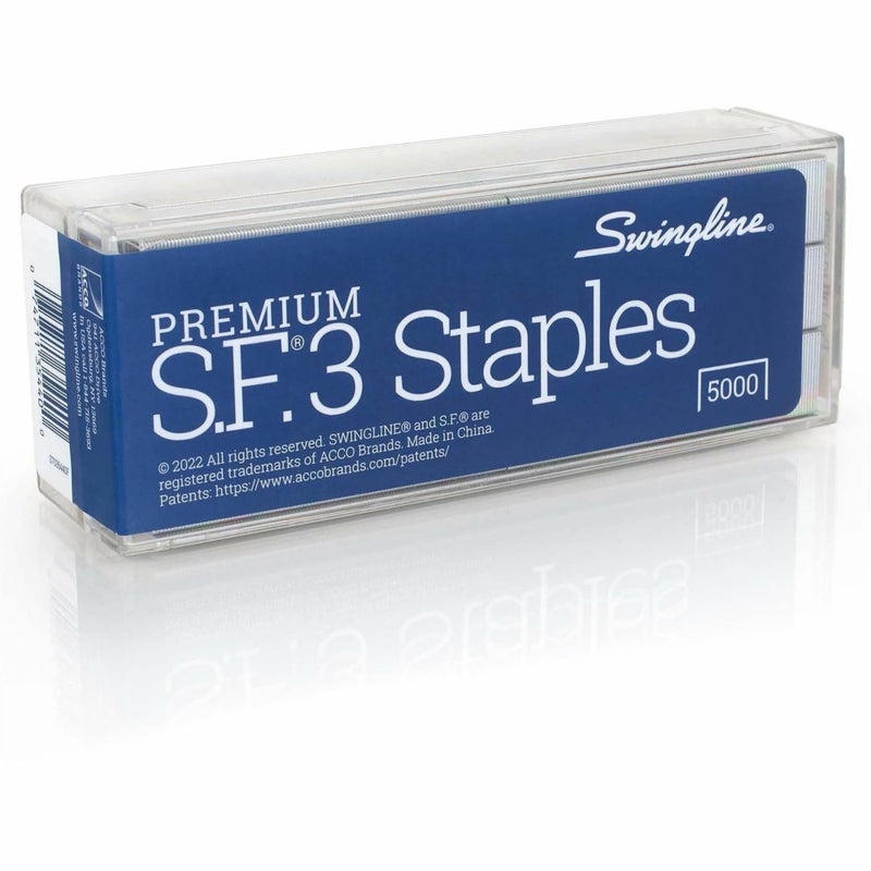Swingline Staples, S.F. 3, Premium for Desktop Staplers, 1/4" Length, 105/Strip, 5000/Box, Jam Free, Half Strip (35440) - Image 4