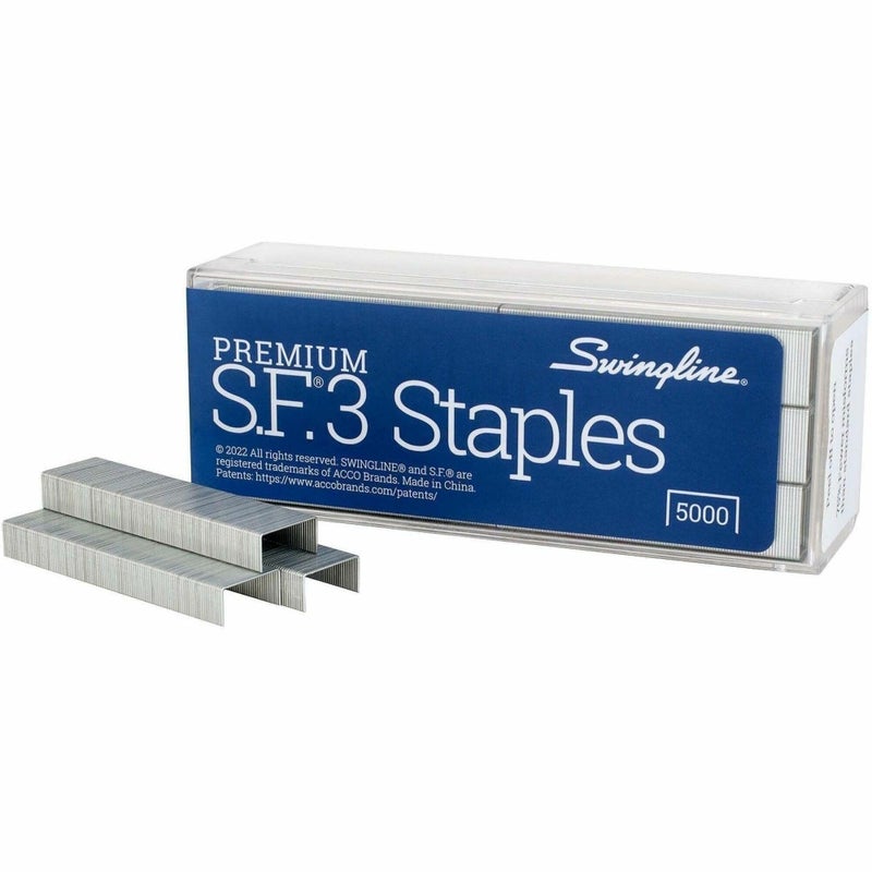 Swingline Staples, S.F. 3, Premium for Desktop Staplers, 1/4" Length, 105/Strip, 5000/Box, Jam Free, Half Strip (35440) - Image 3