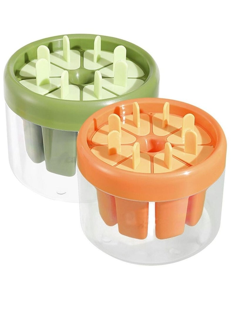 Generic - 8 Grid Ice Cream Popsicles Maker Mold For Homemade Deserts - Image 1