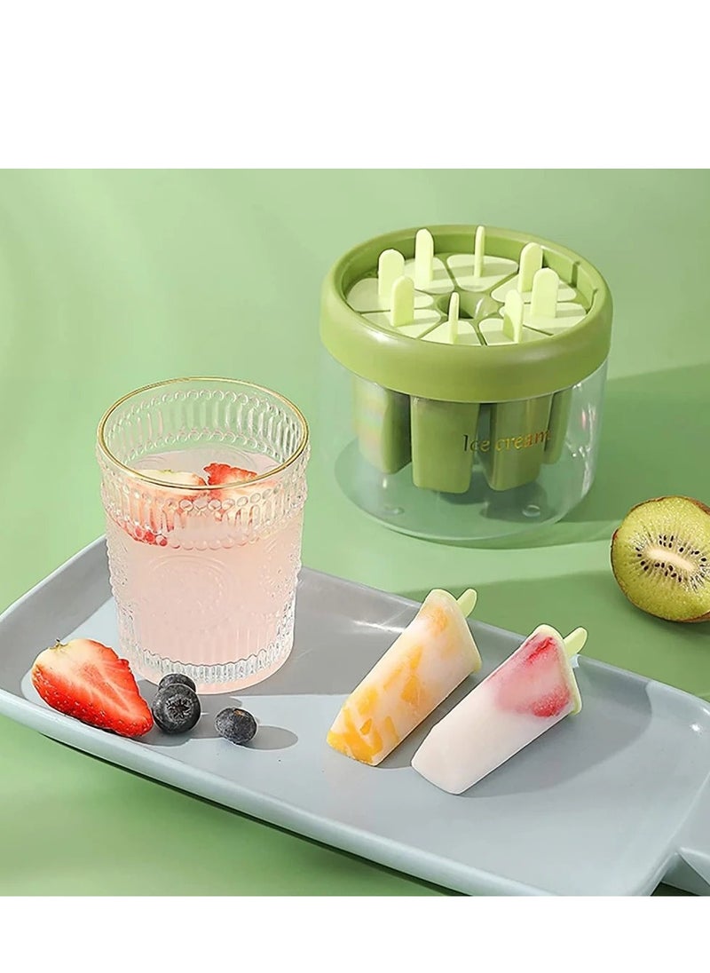 Generic - 8 Grid Ice Cream Popsicles Maker Mold For Homemade Deserts - Image 1