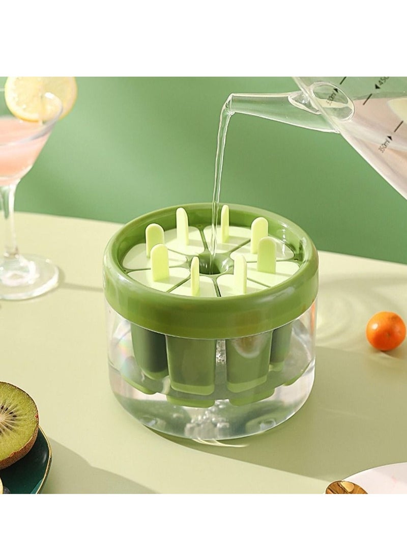 Generic - 8 Grid Ice Cream Popsicles Maker Mold For Homemade Deserts - Image 1