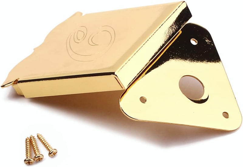 Toddmomy Decorative Metal Tailpiece for Mandolin Upgrade Look Feel Removable Coverplate Long Durability - Image 2