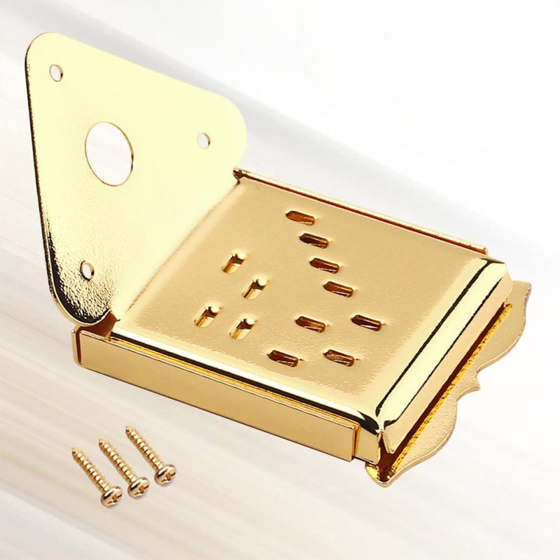 Toddmomy Decorative Metal Tailpiece for Mandolin Upgrade Look Feel Removable Coverplate Long Durability - Image 5