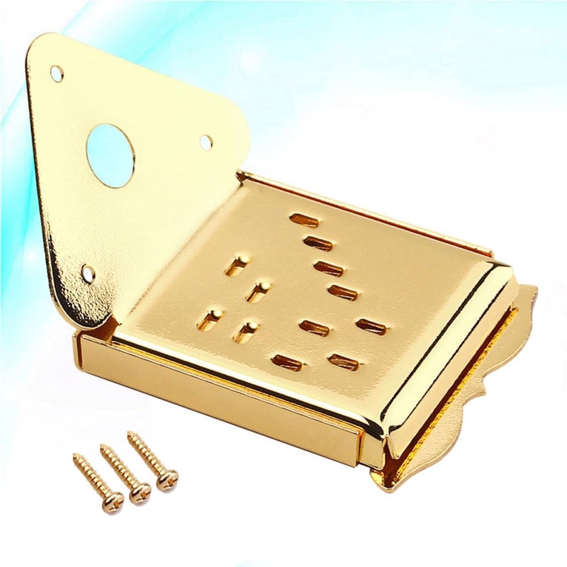 Toddmomy Decorative Metal Tailpiece for Mandolin Upgrade Look Feel Removable Coverplate Long Durability - Image 4