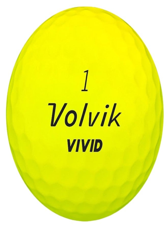 Volvik Vivid Twilight Glow in the Dark Golf Balls (Flashlight Combo Pack, Yellow) - Image 4