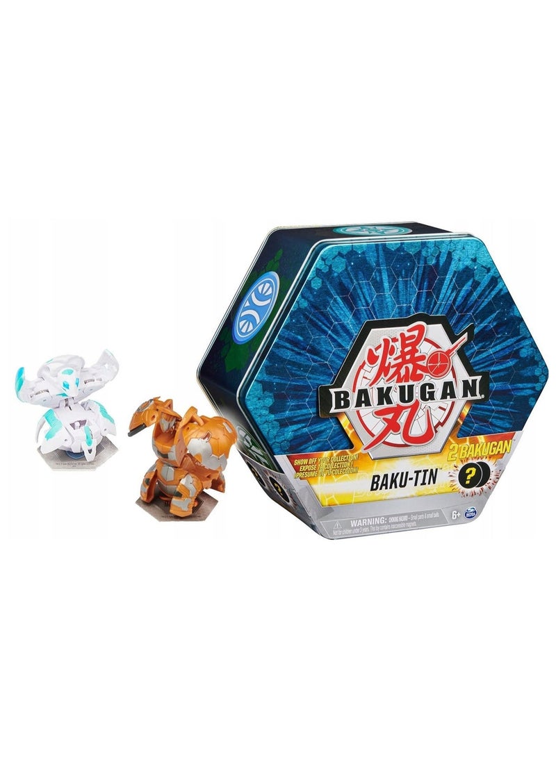 Bakugan Baku-Tin, Premium Collector's Storage Tin with 2 Mystery (Style May Vary), Kids Toys for Boys Aged 6+ - Image 1