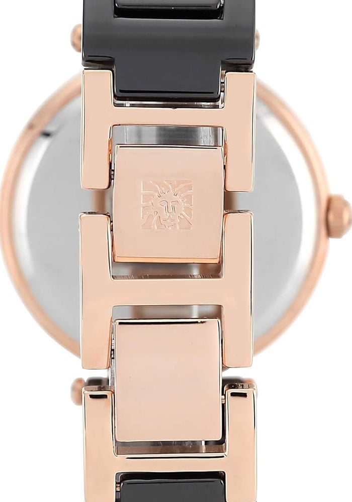 Anne Klein Women's Black Ceramic Bracelet Watch - Image 3