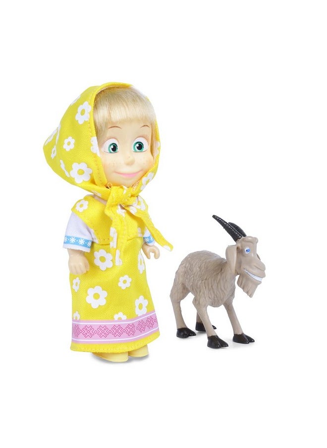 Masha and the Bear 12 Cm Toy Doll | Famous Cartoon | Ideal Gift Set for Girls Kids (Masha with Animal -Yellow) - pzsku/ZA95579D2C1FAAC1B6E7CZ/45/_/1741329803/5ddcb601-5249-4066-8964-c15b8c1ac7aa