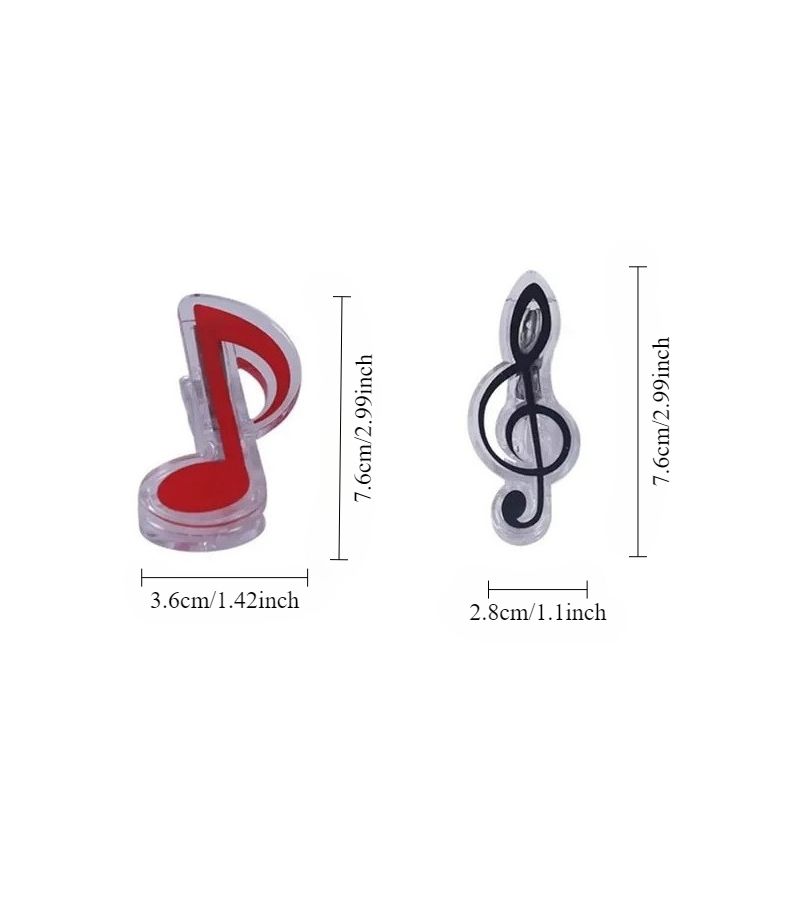 Fun Piano Music Book Clip For Guitar Violin Sheet Music Pages Spring Loaded Blue B - Image 4