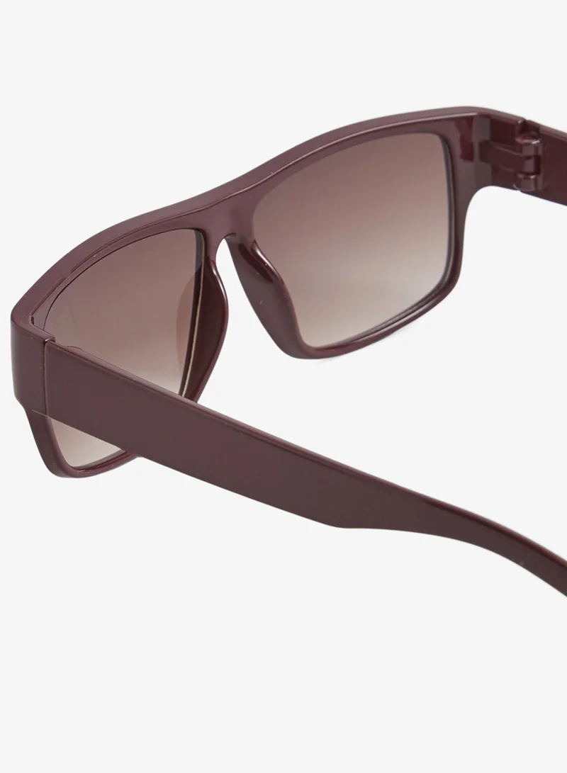 REDTAG Boys Brown Wayfarer Sunglasses