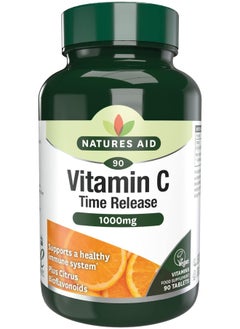 Natures Aid Vitamin C 1000Mg Time Release, 90 Tablets  - Image 1